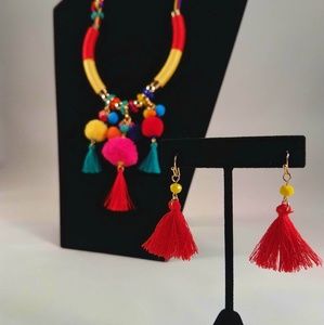 Multicolored Tribal Necklace